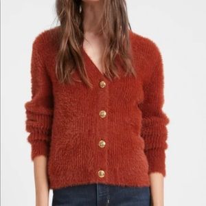 Fuzzy banana republic sweater. Worn once.